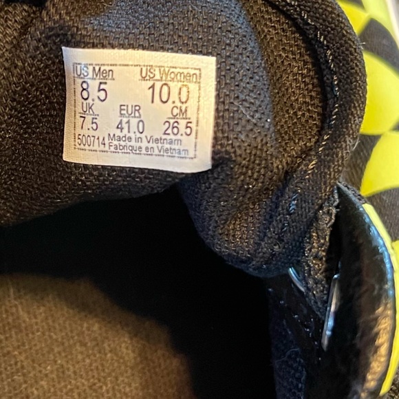 Neon Green and Black Vans - Picture 6 of 7